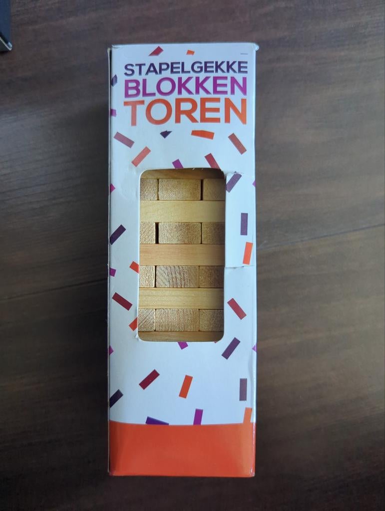 Jenga compact, Hobby en Vrije tijd, Gezelschapsspellen | Overige, Vijf spelers of meer, Ophalen of Verzenden, Nieuw, Onbekend