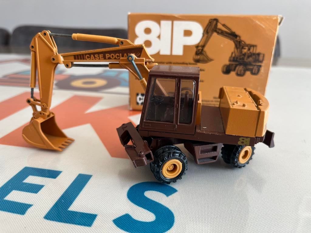 Case Poclain 81P mobiele graafmachine Conrad 2893, Hobby en Vrije tijd, Modelauto's | 1:50, Zo goed als nieuw, Hijskraan, Tractor of Landbouw