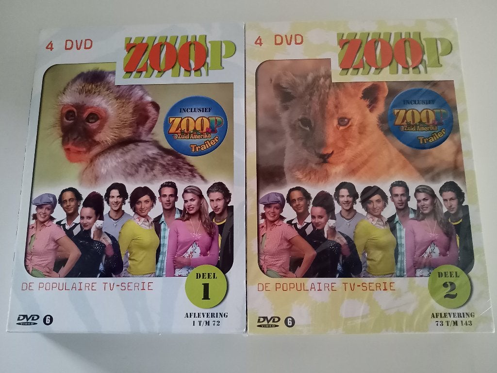 ZOOP Populaire TV serie Deel 1 en 2 (aflevering 1 t/m 143), Seizoen 1, Alle leeftijden, Overige genres, Nieuw in verpakking