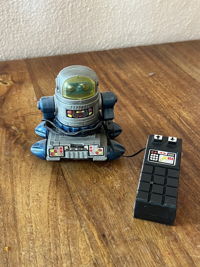 Vintage robot met afstandsbediening, Ophalen of Verzenden
