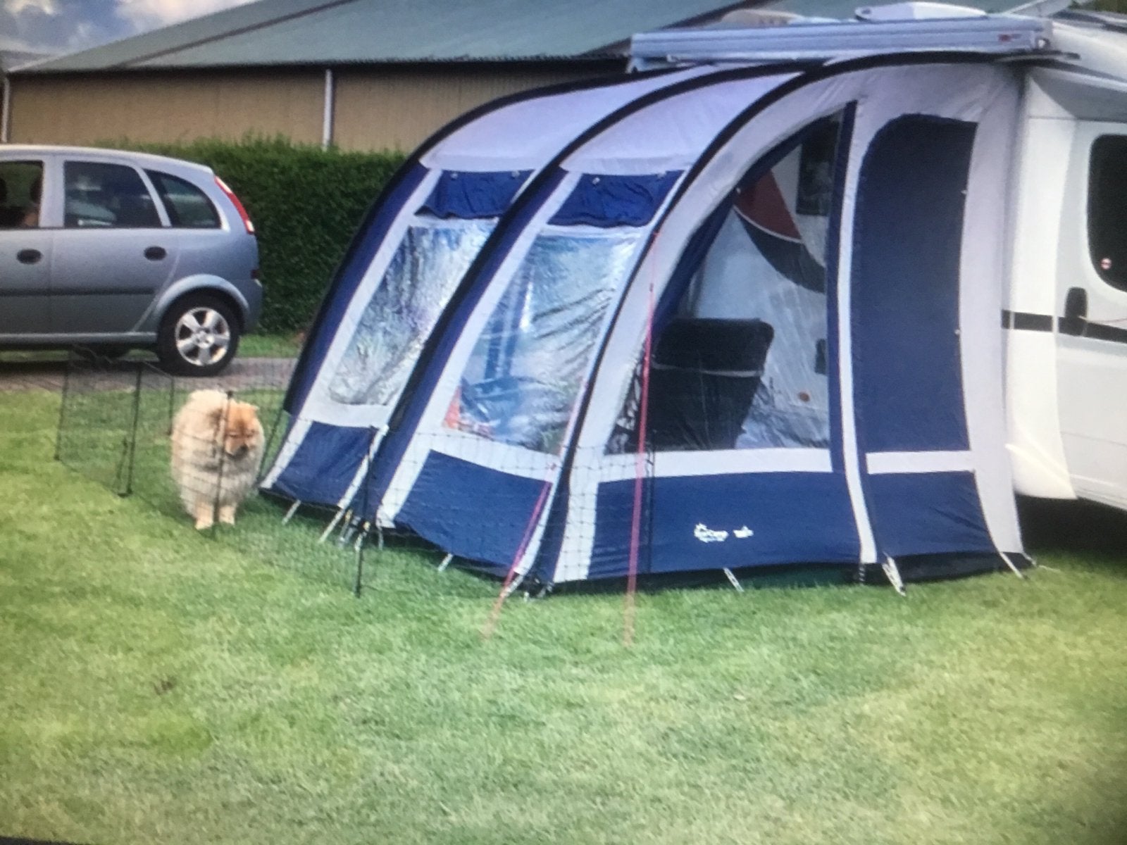 Te koop voortent caravan., Caravans en Kamperen, Caravan accessoires, Ophalen, Gebruikt