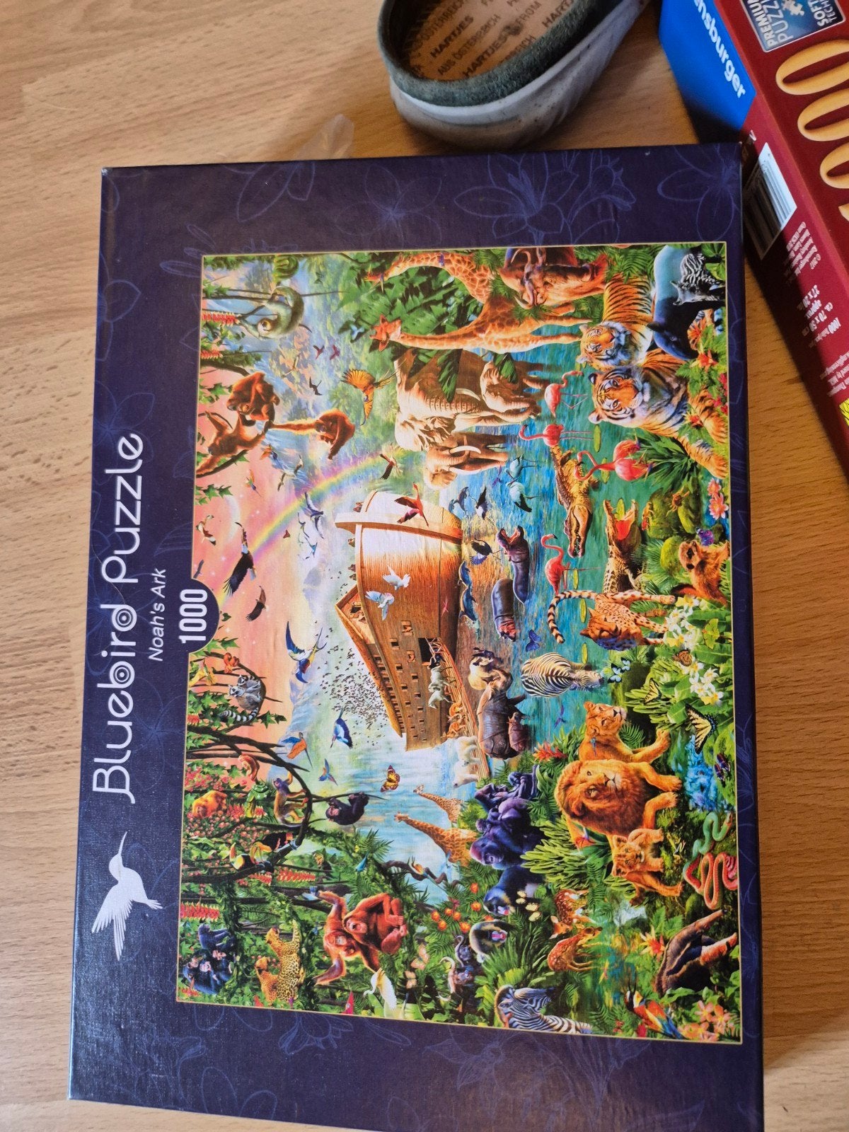 Bluebird Legpuzzel Noah's Ark 1000 stukjes, Ophalen of Verzenden, 500 t/m 1500 stukjes, Zo goed als nieuw, Legpuzzel