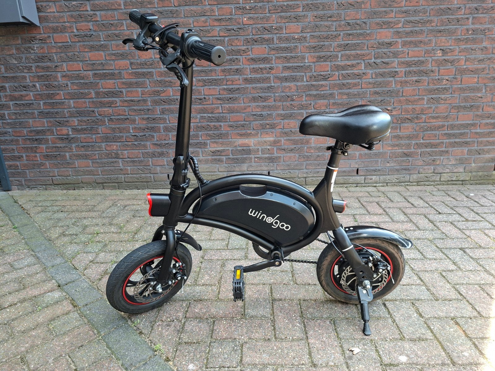Windgoo B3 opvouwbare elektrische fiets, Minder dan 30 km per accu, Zo goed als nieuw, Minder dan 47 cm, Ophalen