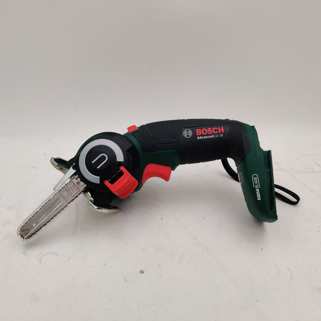 Bosch Advancedcut 18 Minikettingzaag - Zonder accu en lader, B, Ophalen of Verzenden, Zo goed als nieuw, Bosch, AEG