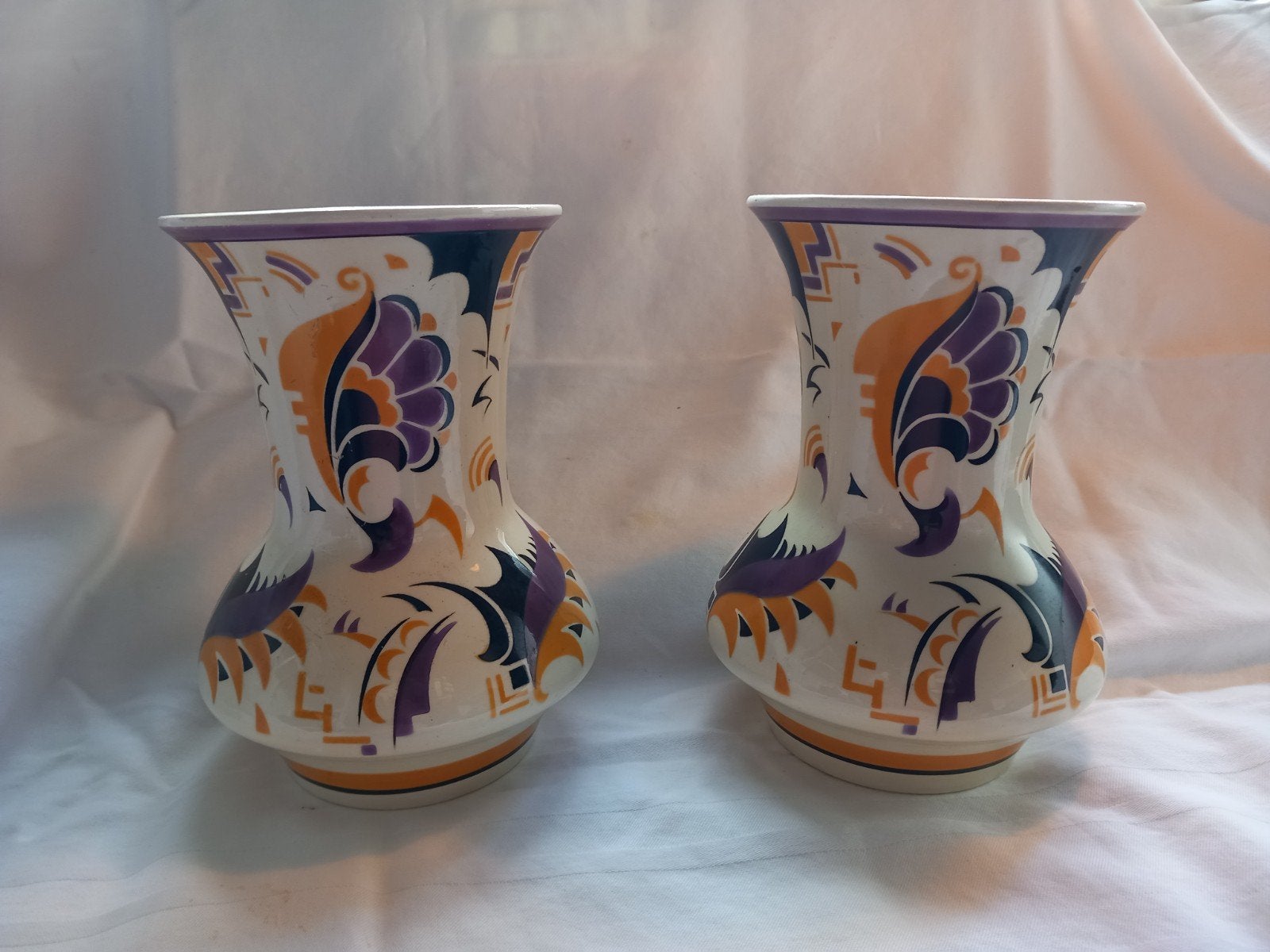 2 x Art Deco vazen., Ophalen