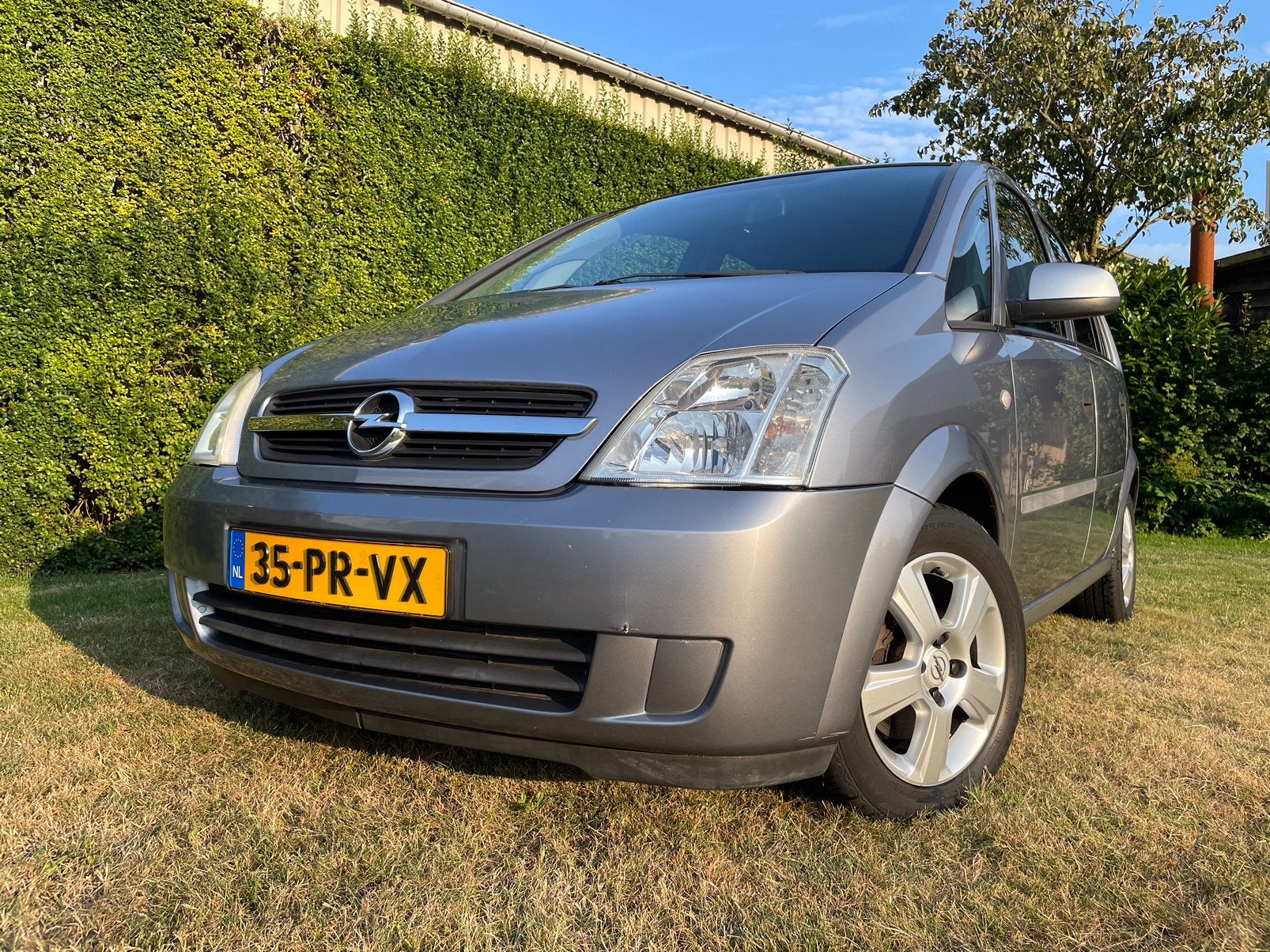 Opel Meriva 1.6 16V Easytronic 2004 Grijs, 4 cilinders, 100 pk, 1200 kg, Particulier