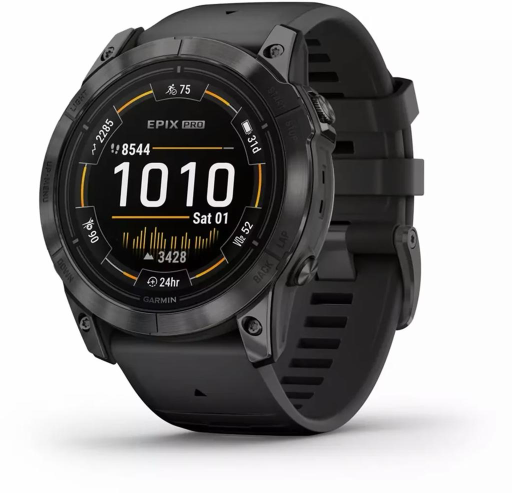 GARMIN 51mm EPIX 7 GEN 2 AMOLED, Zwart, Ophalen of Verzenden, Zo goed als nieuw, GPS