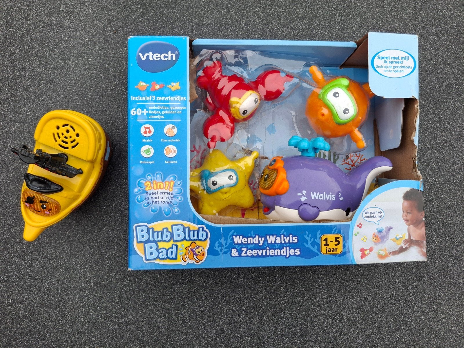 VTech Blub Blub Bad Wendy Walvis & Zeevriendjes, Ophalen of Verzenden, Gebruikt, Overige typen, Met geluid
