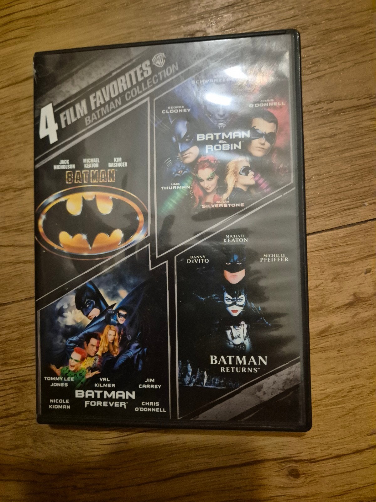 Batman 4 films, Cd's en Dvd's, Engels, Inclusief doosje, Actiethriller, Engels
