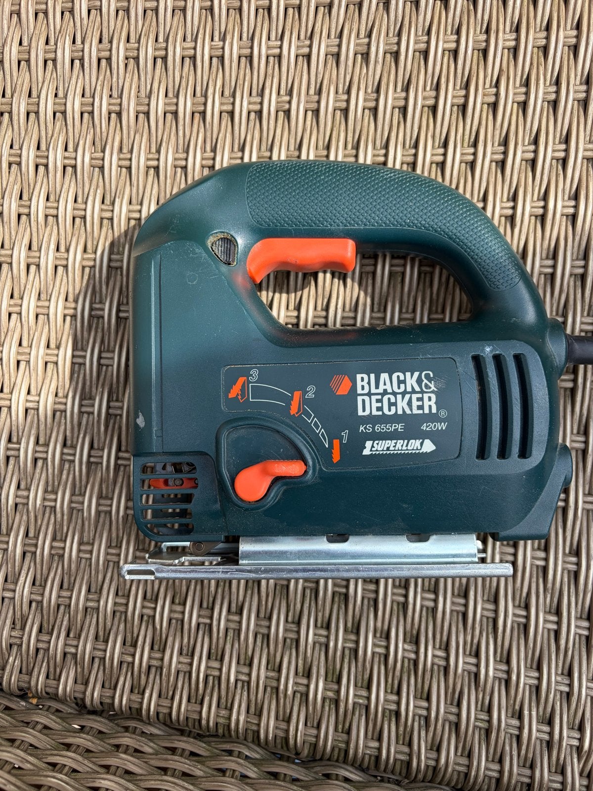 Black & Decker Decoupeerzaag KS 655PE 420W, Ophalen, Gebruikt, Decoupeerzaag, 30 tot 70 mm