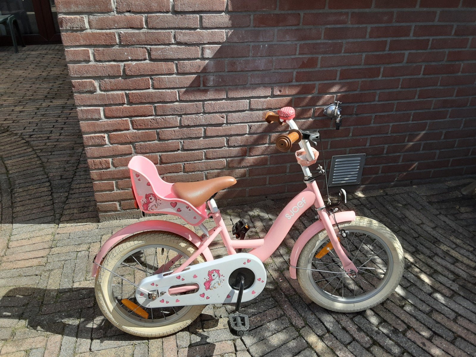 Kinderfiets Sjoef, Fietsen en Brommers, Fietsen | Kinderfietsjes, Ophalen, Gebruikt, Minder dan 16 inch