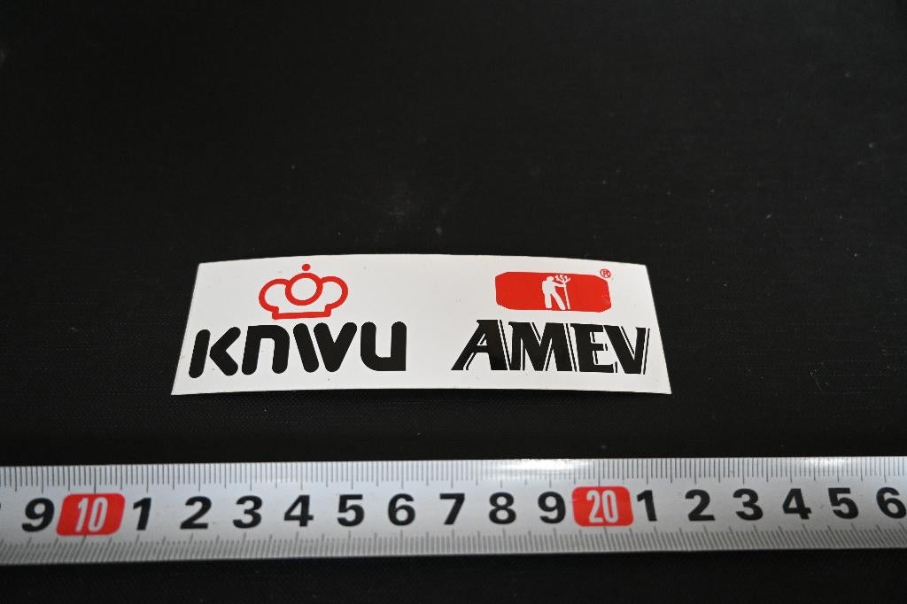 sticker KNWU  AMEV  Wielersport wielrennen fists, Ophalen, Zo goed als nieuw