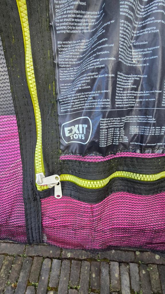 Trampoline met veiligheidsnet, Ophalen, Zo goed als nieuw