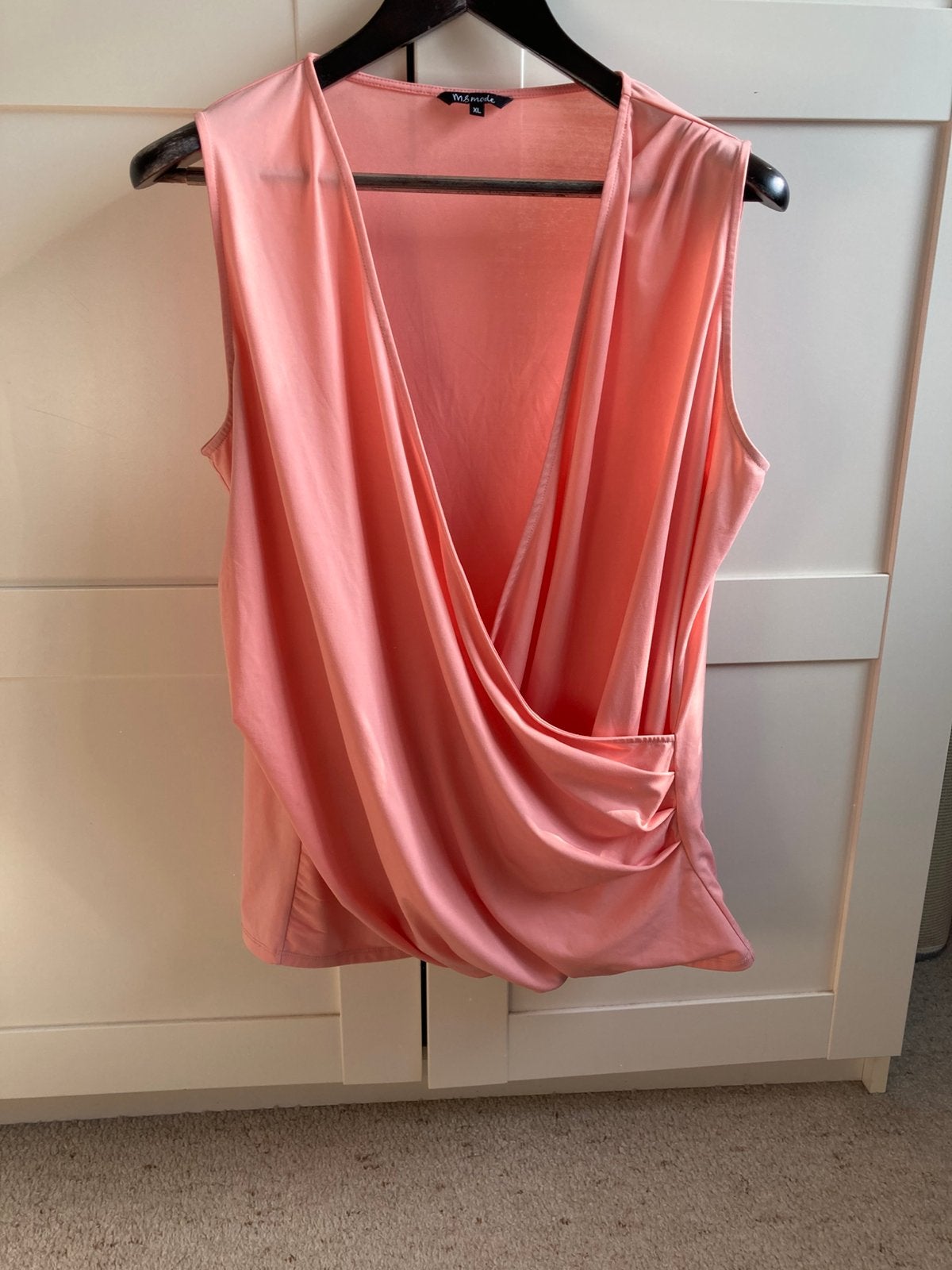 Mooi shirt met waterval hals, Maat 46/48 (XL) of groter, Ophalen of Verzenden, Zo goed als nieuw, Roze