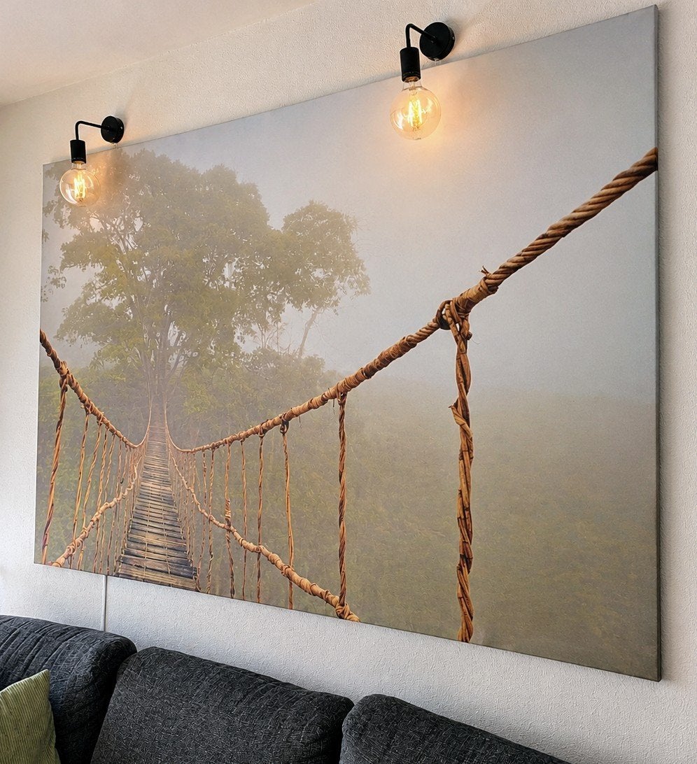 Mooie canvas van IKEA te koop!, Ophalen, 125 cm of meer, 75 – 100, Print