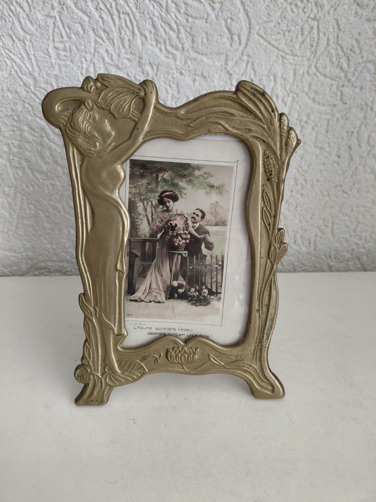 vintage art nouveau fotokader, Antiek en Kunst, Ophalen of Verzenden