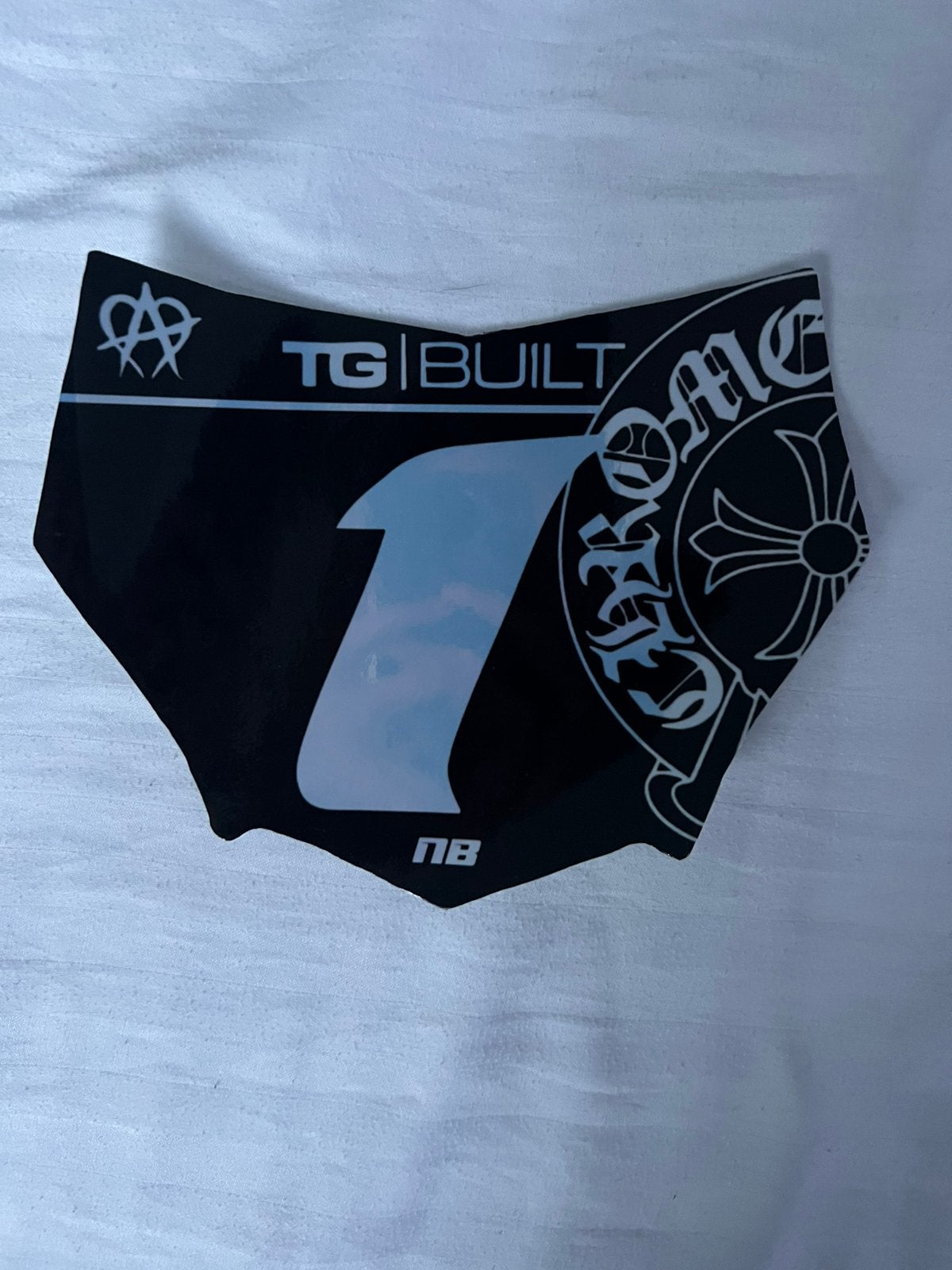 Chrome motocutz decal, Ophalen of Verzenden, Nieuw