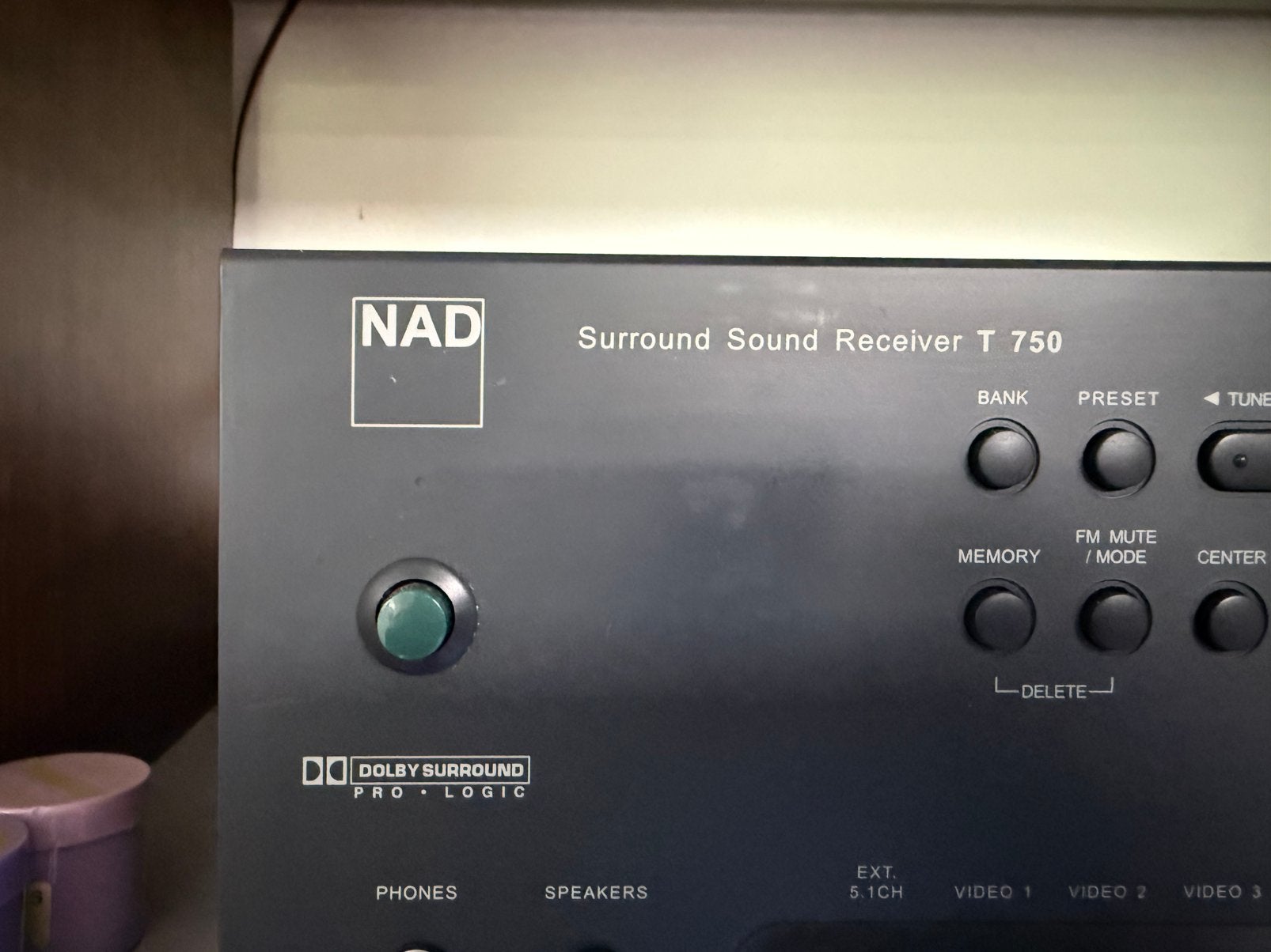 NAD Receiver T750, Audio, Tv en Foto, Dvd-spelers, Ophalen, Zo goed als nieuw, Overige merken
