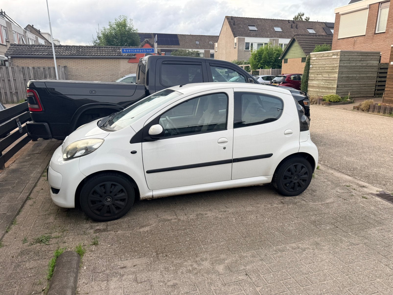 Citroën c1 5drs ambiance uitvoering(airco, Voorwielaandrijving, Stof, Wit, Grijs
