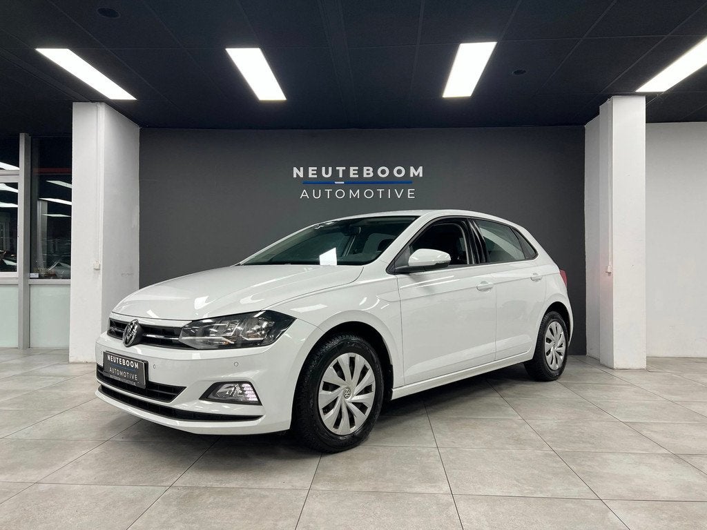 Volkswagen Polo 1.0 | Navi | Stoelverw. | Carplay, Auto's, Volkswagen, Stof, Gebruikt, Zwart, Wit