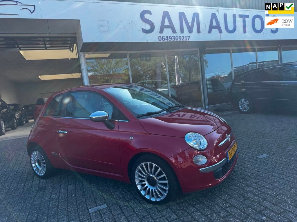 Fiat 500 1.2 Pop AUTOMAAT, Euro 5, Gebruikt, 4 cilinders, Leder en Stof