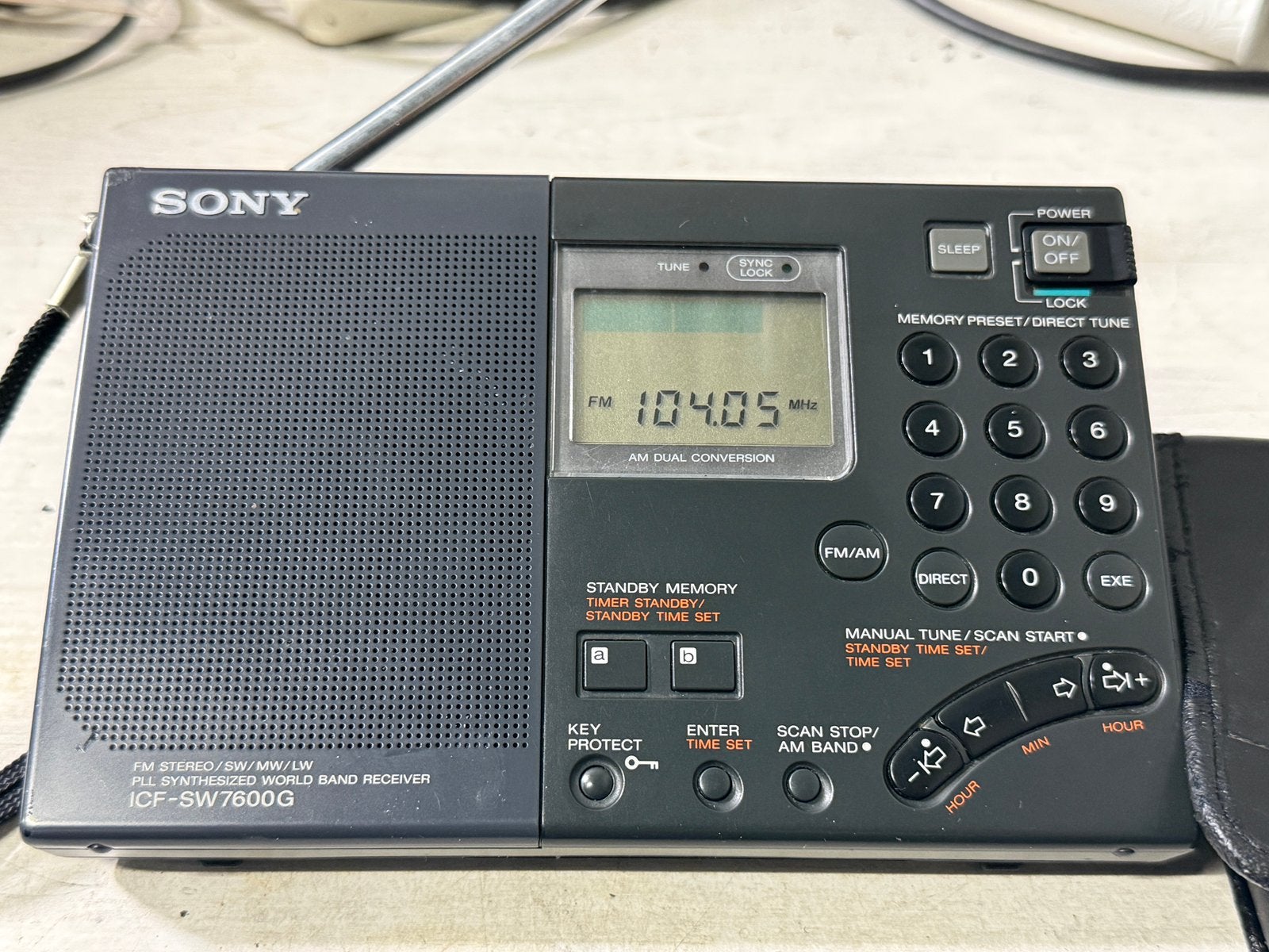 Sony wereld ontvanger, Sony, Ophalen of Verzenden, Zo goed als nieuw, Sony