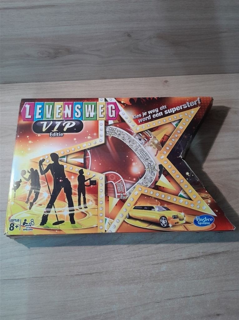 Levensweg vip editie - s6178, Hobby en Vrije tijd, Gezelschapsspellen | Bordspellen, Verzenden, Zo goed als nieuw