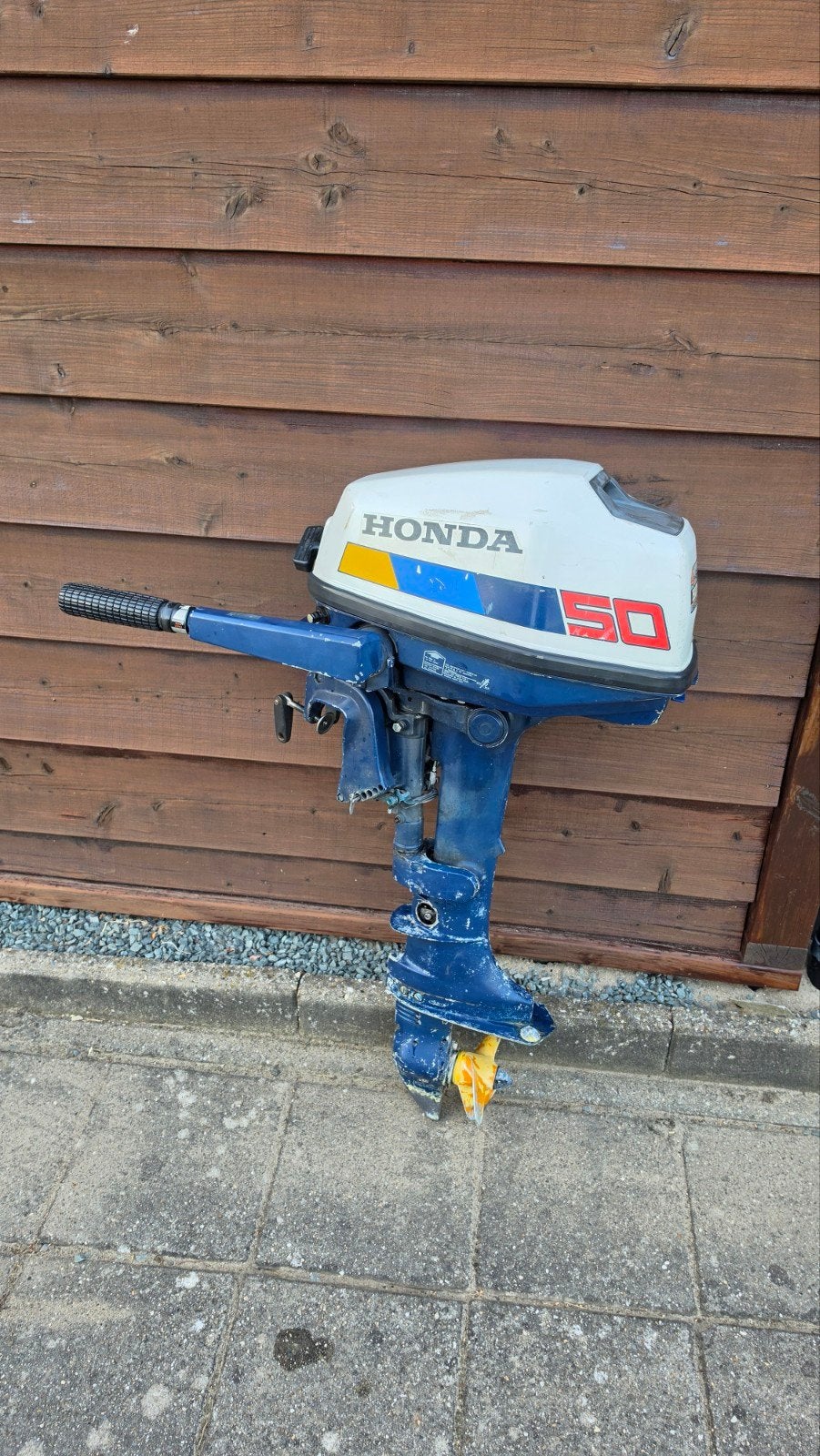 Sterke Honda 5 PK Viertakt Buitenboordmotor, Ophalen, Gebruikt