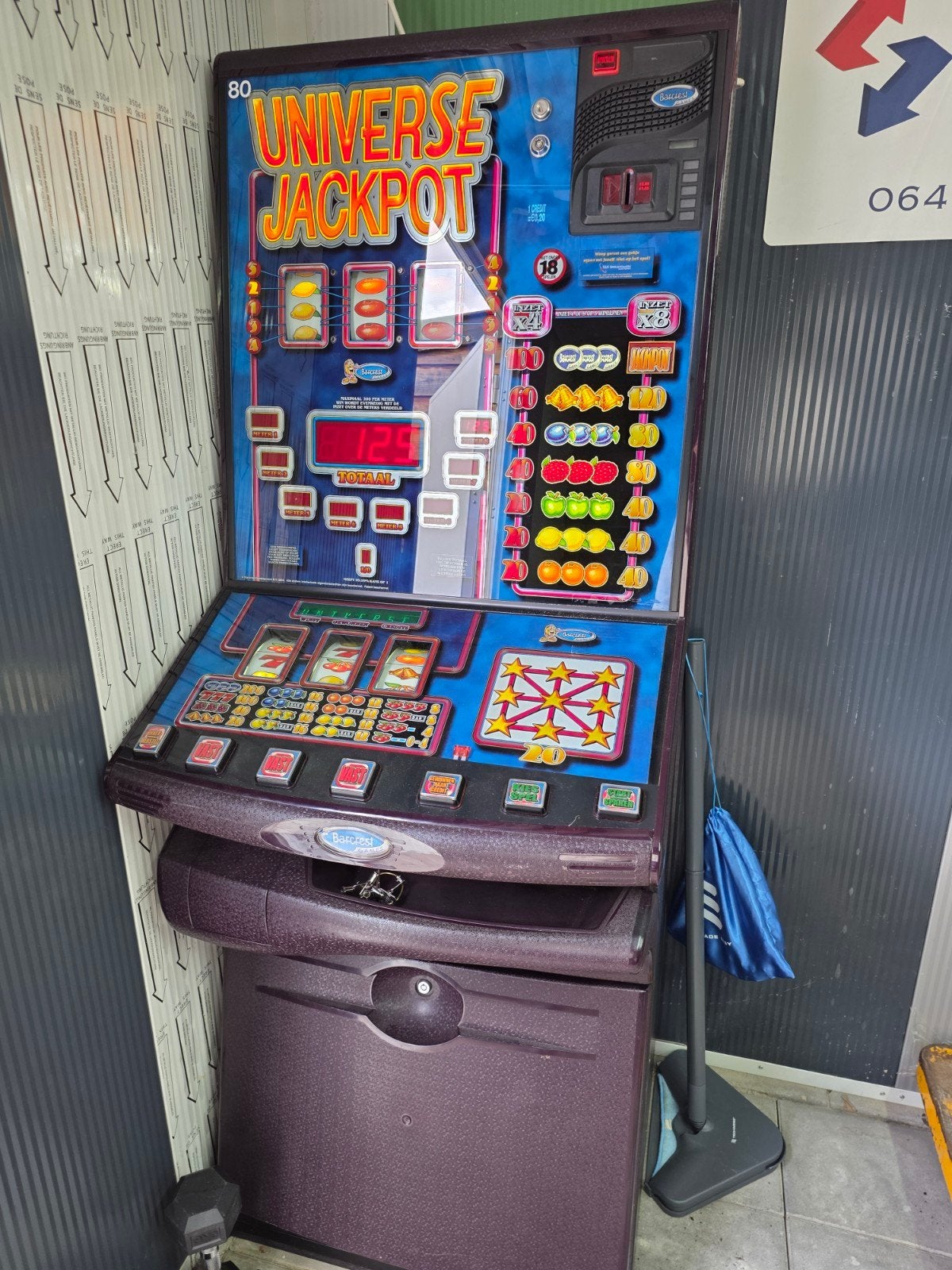 Fruitautomaat Universe, Verzamelen, Euro, Ophalen