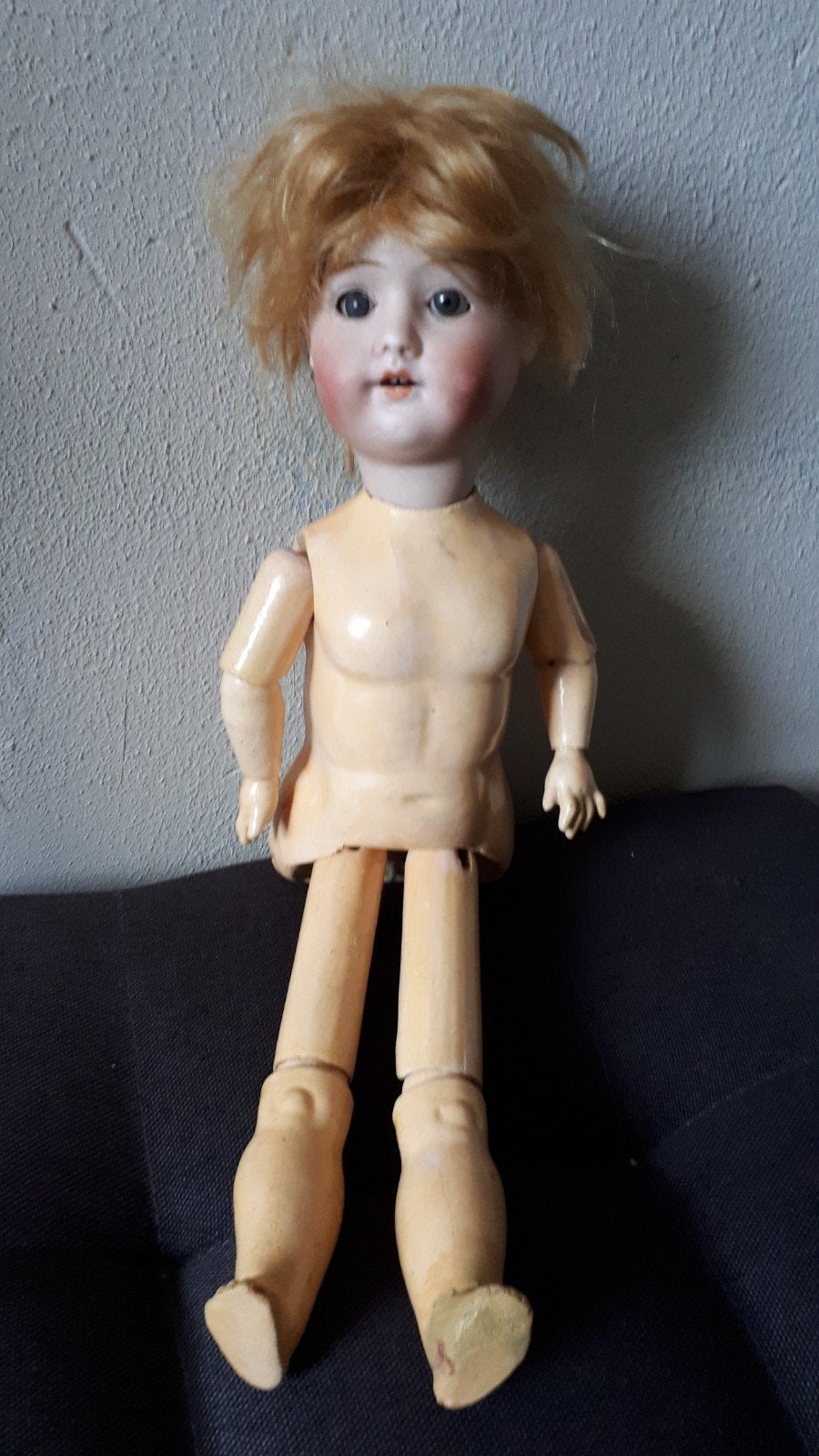 Antiek HERMANN STEINER popje., Ophalen of Verzenden, Gebruikt, Pop