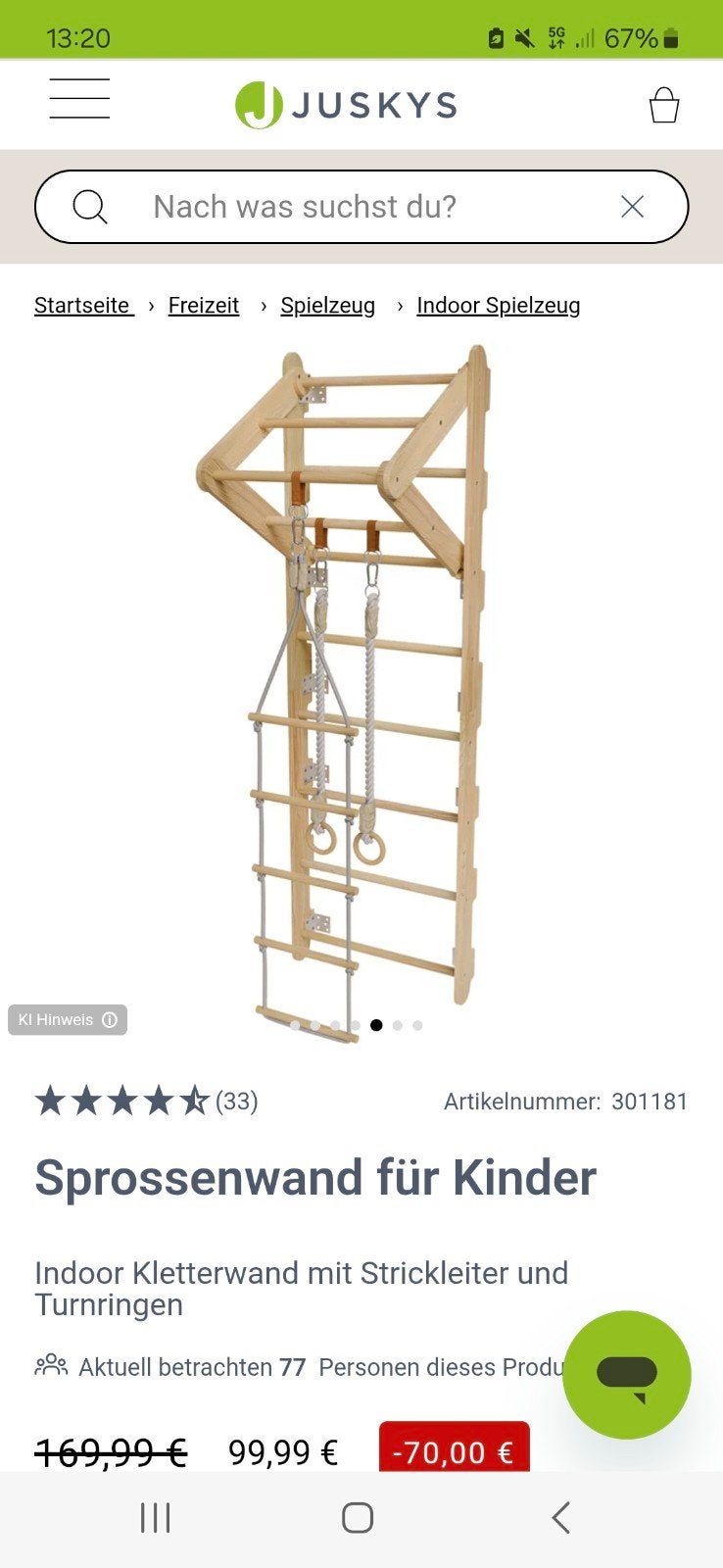 Nieuw klimrek/wandrek voor Kinderen - Indoor Klimwand, Ophalen, Nieuw, Overige typen
