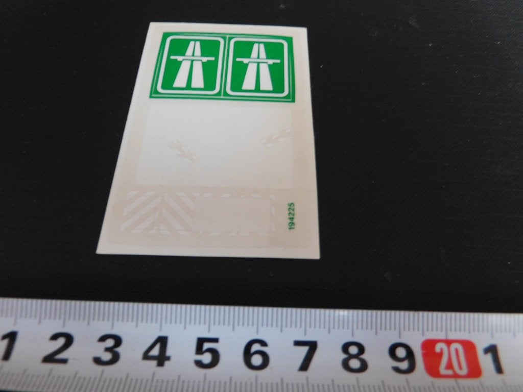 sticker set LEGO 194225 snelweg (niet compleet), Ophalen, Zo goed als nieuw