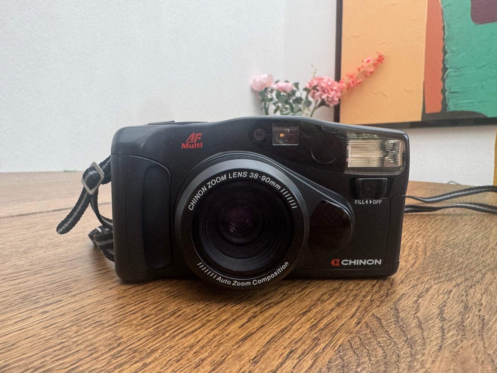 Chinon Auto 6001 - film tested, Ophalen of Verzenden, Gebruikt, Compact, Overige Merken