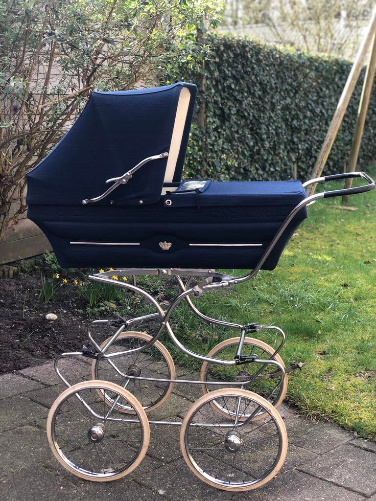 Van Delft kinderwagen uit de jaren ‘70, Gebruikt, Met reiswieg, Ophalen, Kinderwagen