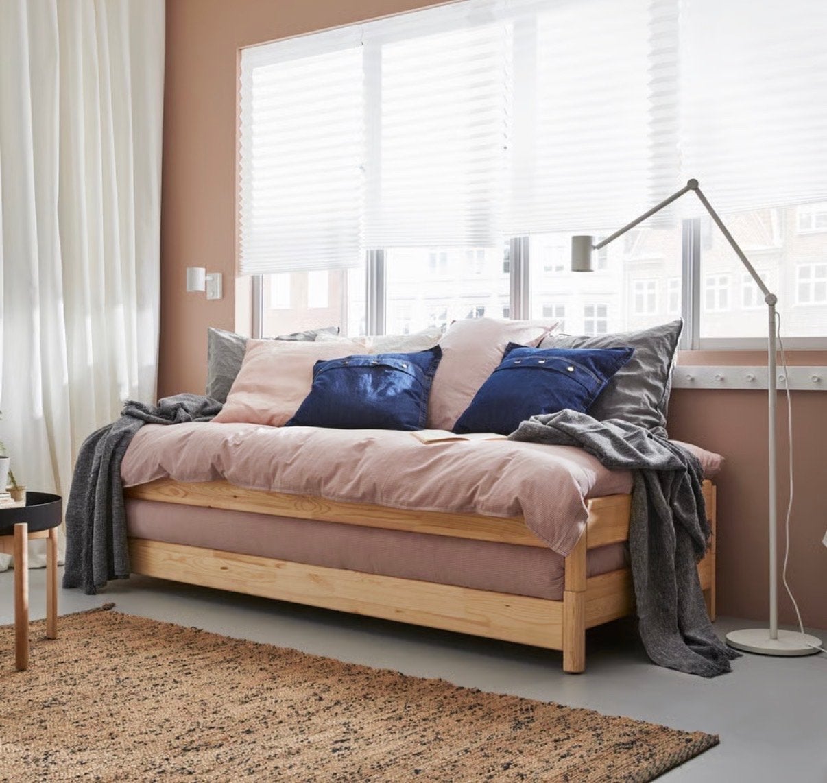 IKEA Utåker stapelbed/tweepersoonsbed grenen, Huis en Inrichting, Slaapkamer | Bedden, Ophalen, Overige kleuren, Tweepersoons