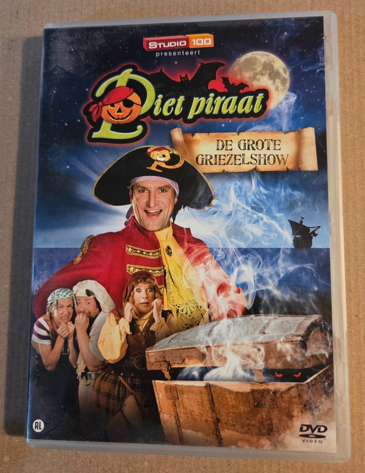 Piet Piraat: De Grote Griezelshow DVD, Alle leeftijden, Ophalen of Verzenden, Nederlands, Show