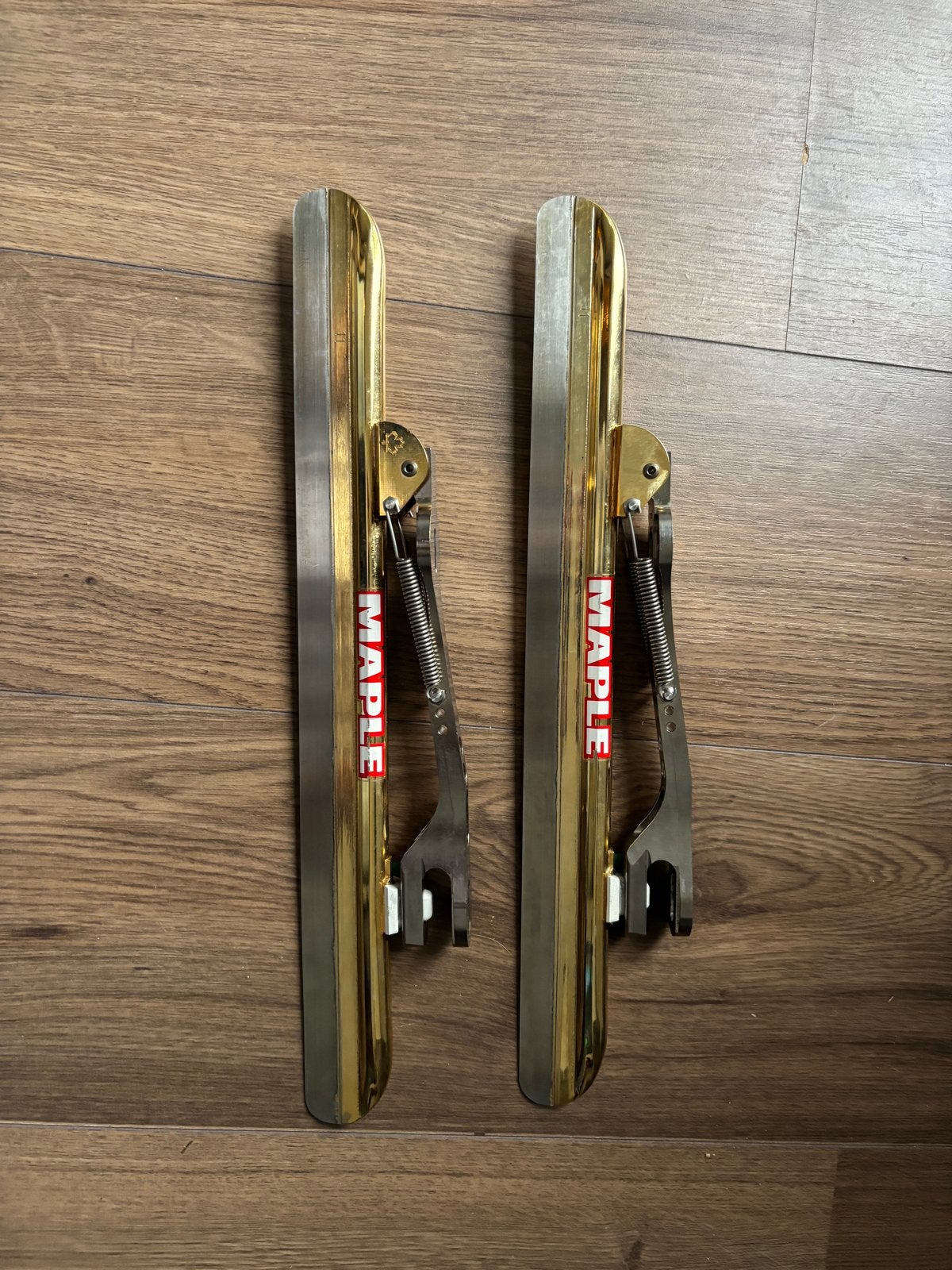 Maple Gold Noren ijzers 16,5” geslepen en gerond, Ophalen of Verzenden, Gebruikt, Noren, Maple
