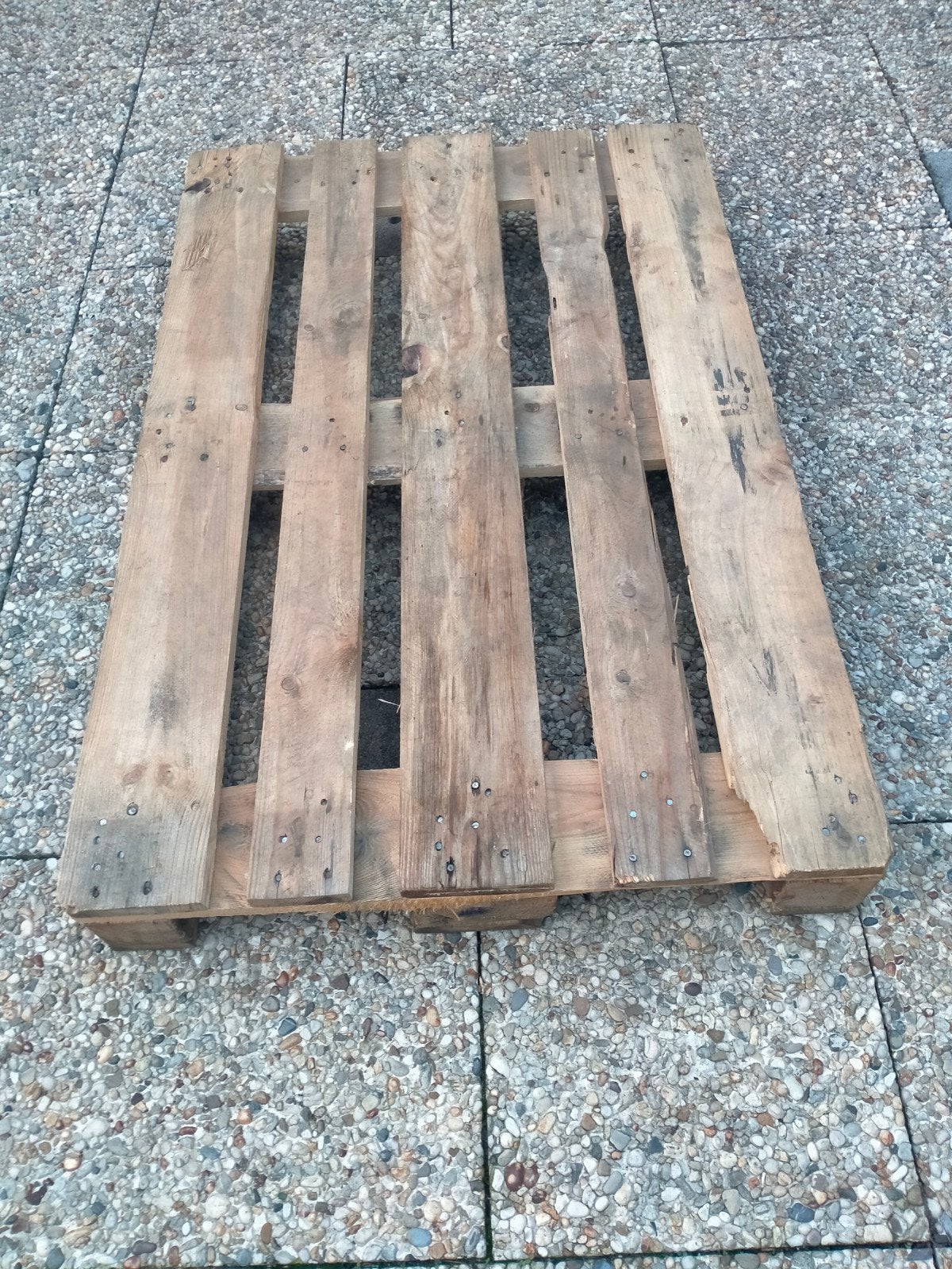 vier euro pallets zie omschrijving en foto, Doe-het-zelf en Verbouw, Ophalen, 50 mm of meer, Pallet, Minder dan 200 cm