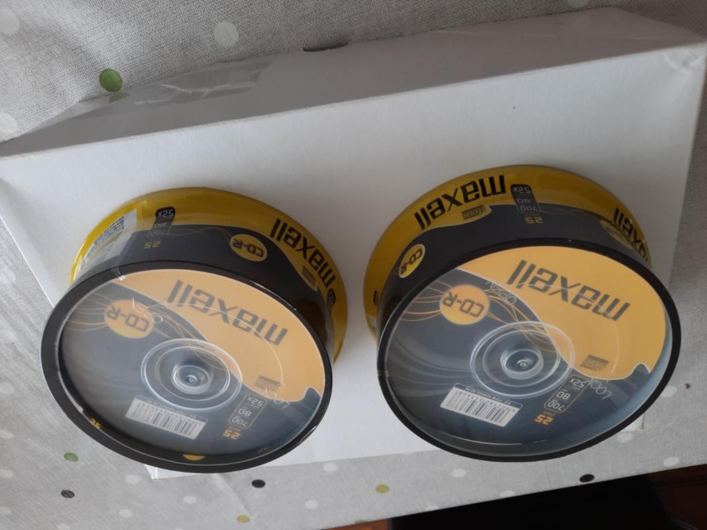 Nieuwe Maxell CD-R 52x 700MB/80min (2x 25 stuks), Op spindel, Cd, Nieuw, Ophalen of Verzenden