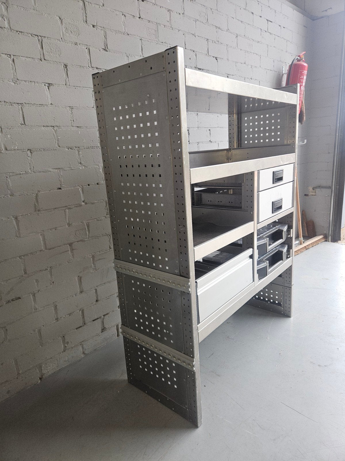 Aluca bedrijfswageninrichting 1010x420x1350mm, Ophalen of Verzenden