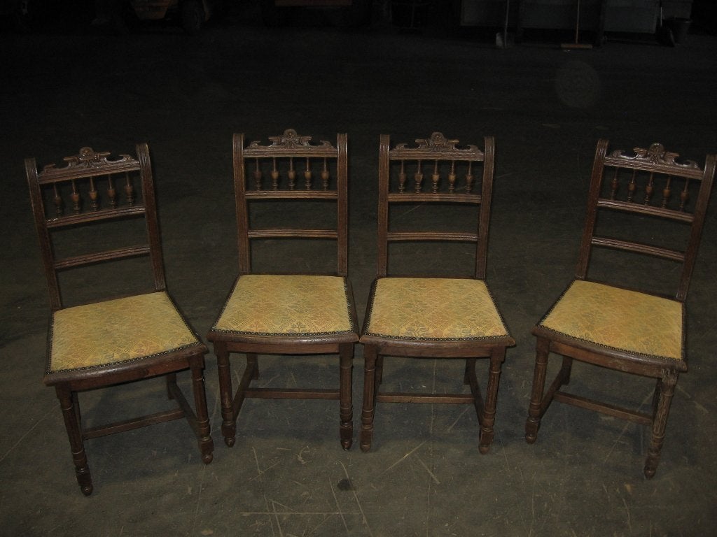 Stoelen, Ophalen, Gebruikt, Bruin, Vier