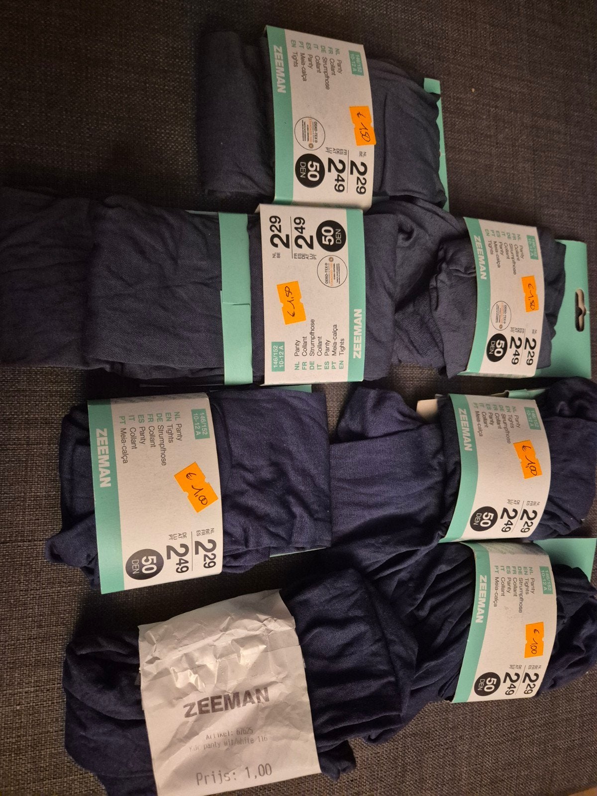 Nieuwe Zeeman panty's maat 146/152, Kleding | Dames, Leggings, Maillots en Panty's, Ophalen, Overige kleuren, Zeeman, Nieuw