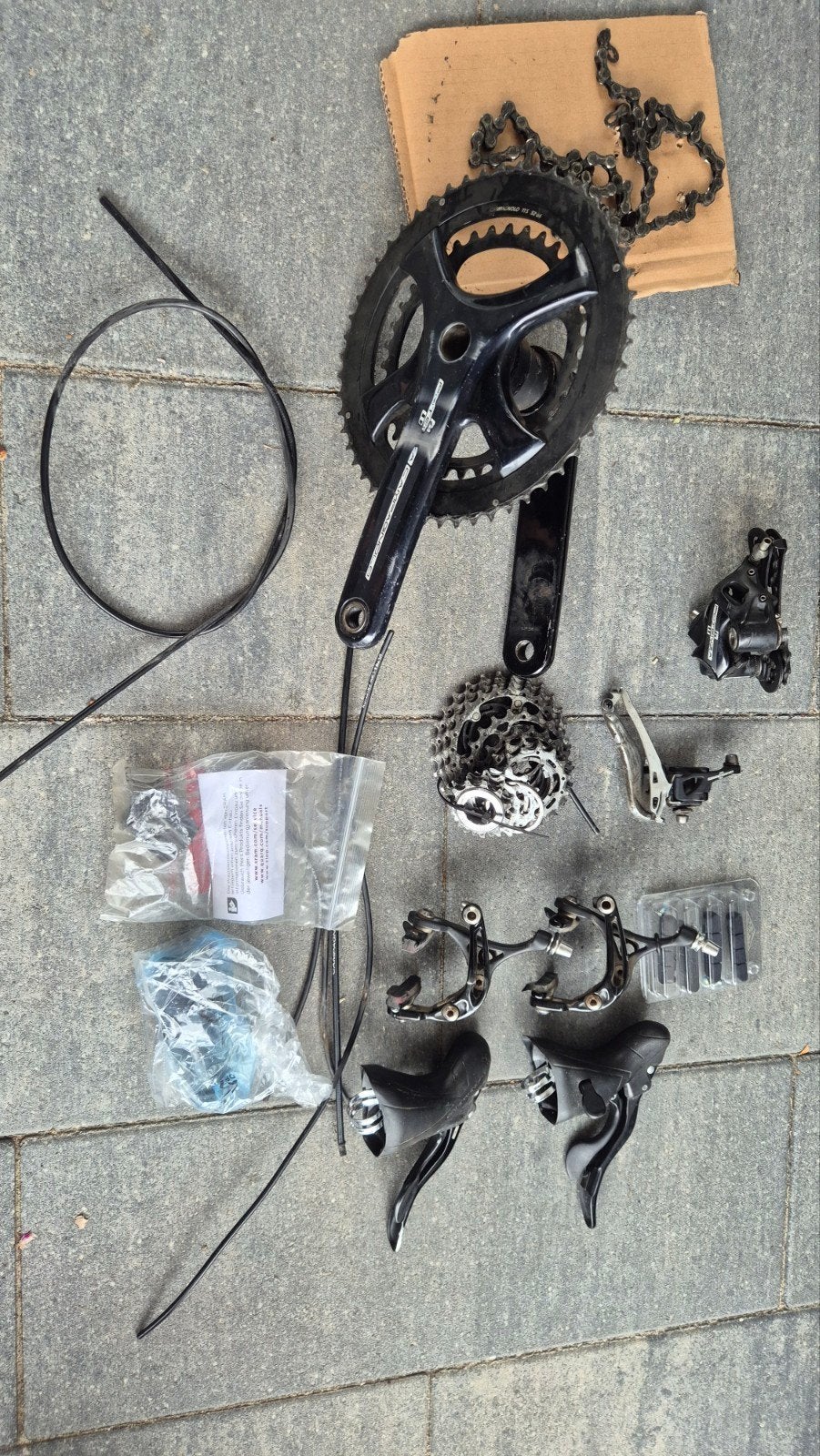 Campagnolo potenza 11-speed groepset - Compleet, Gebruikt, Campagnolo, Ophalen of Verzenden, Derailleur of Ketting
