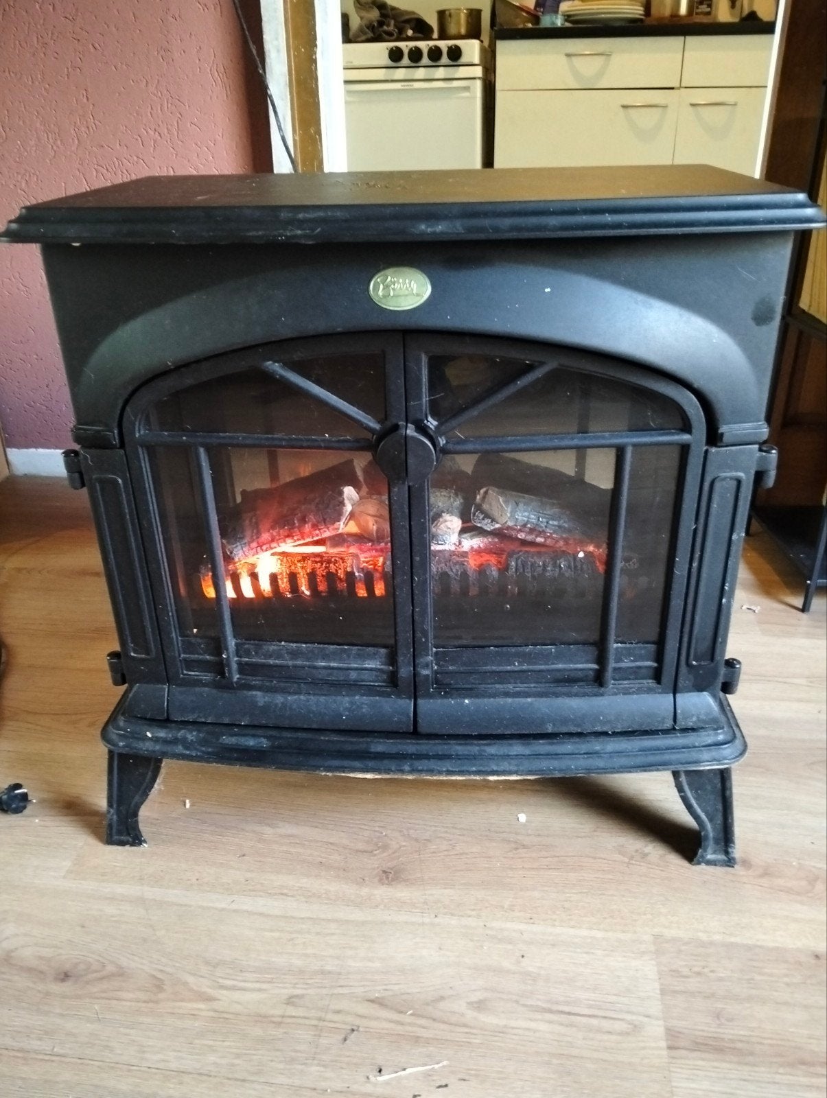 Elektrische kachel - Sfeervolle warmte voor elk huis, Gebruikt, Overige soorten, Elektrisch, Ophalen of Verzenden