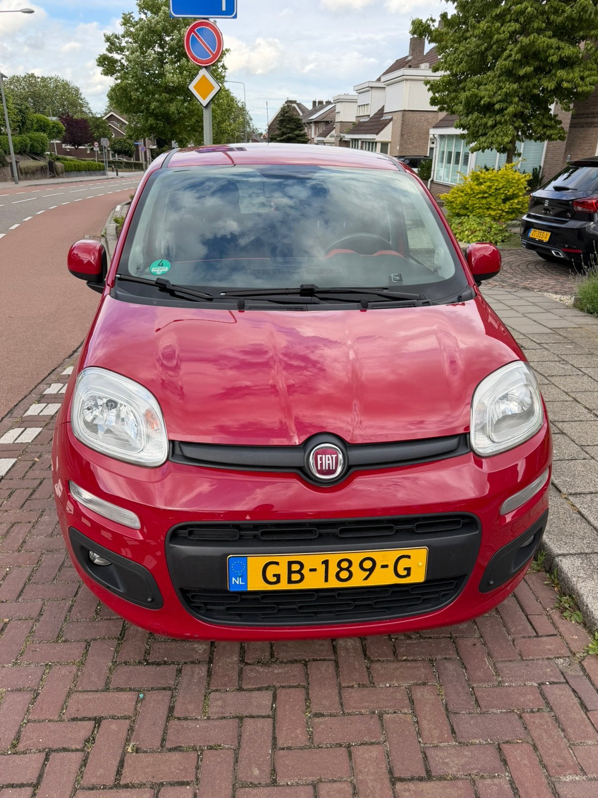 Fiat Panda 0.9 Twinair 60PK/44KW 2015 Rood APK 04-2027, Voorwielaandrijving, Stof, Panda, Origineel Nederlands
