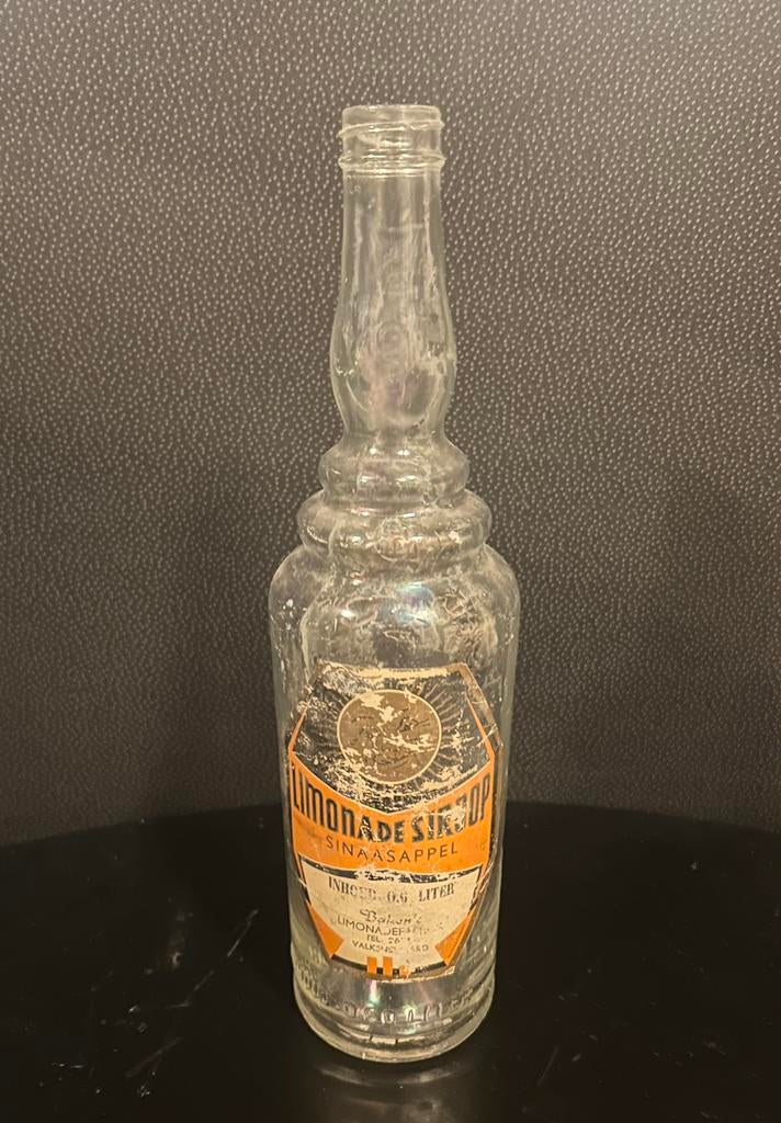 Baken limonadesiroop sinaasappel fles 0,6 ltr, valkenswaard, Ophalen, Gebruikt, Gebruiksvoorwerp