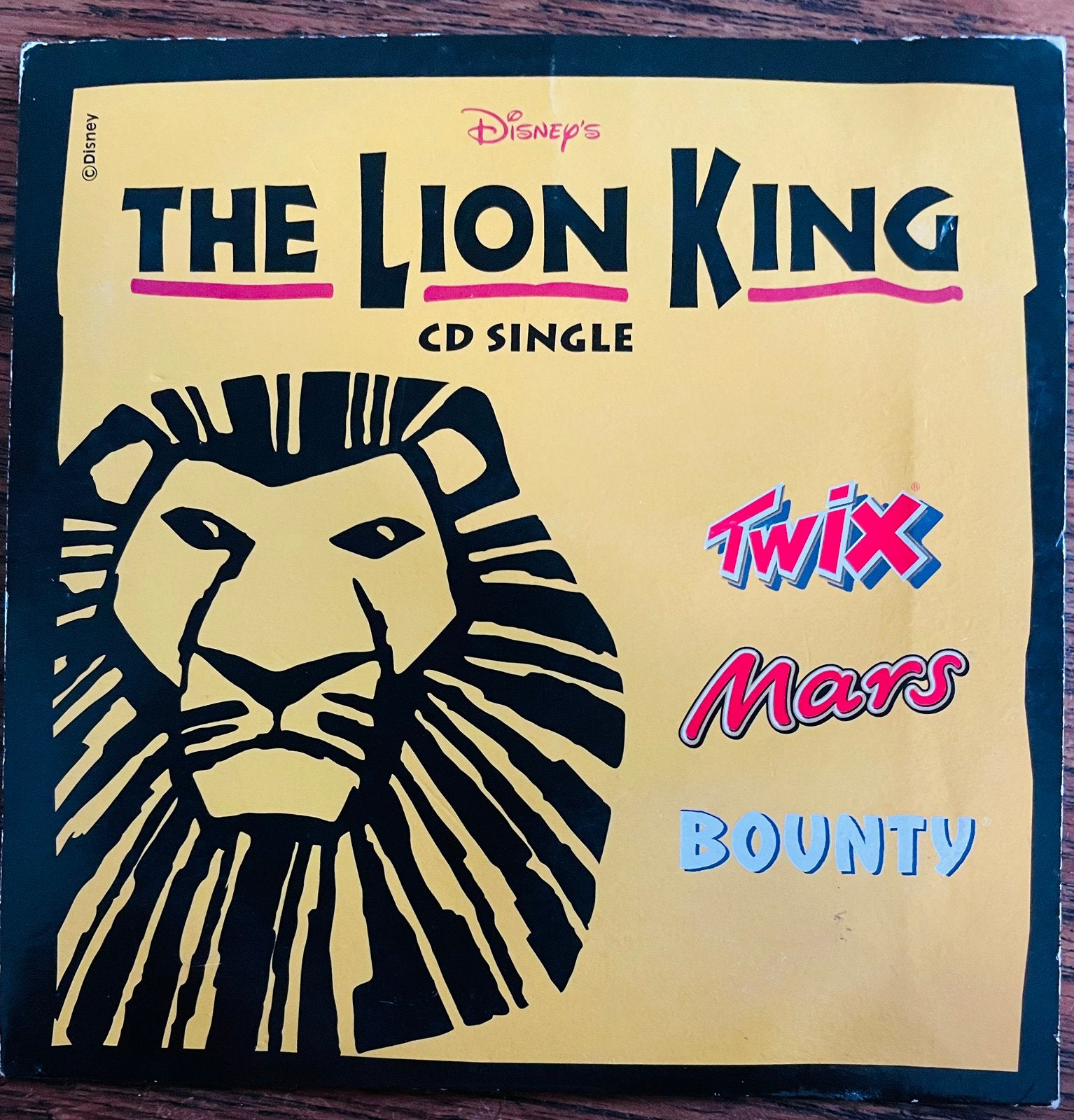 Musical The Lion King Alles Ademt En Leeft, Ophalen of Verzenden, Zo goed als nieuw, Soundtrack of Musical, Single