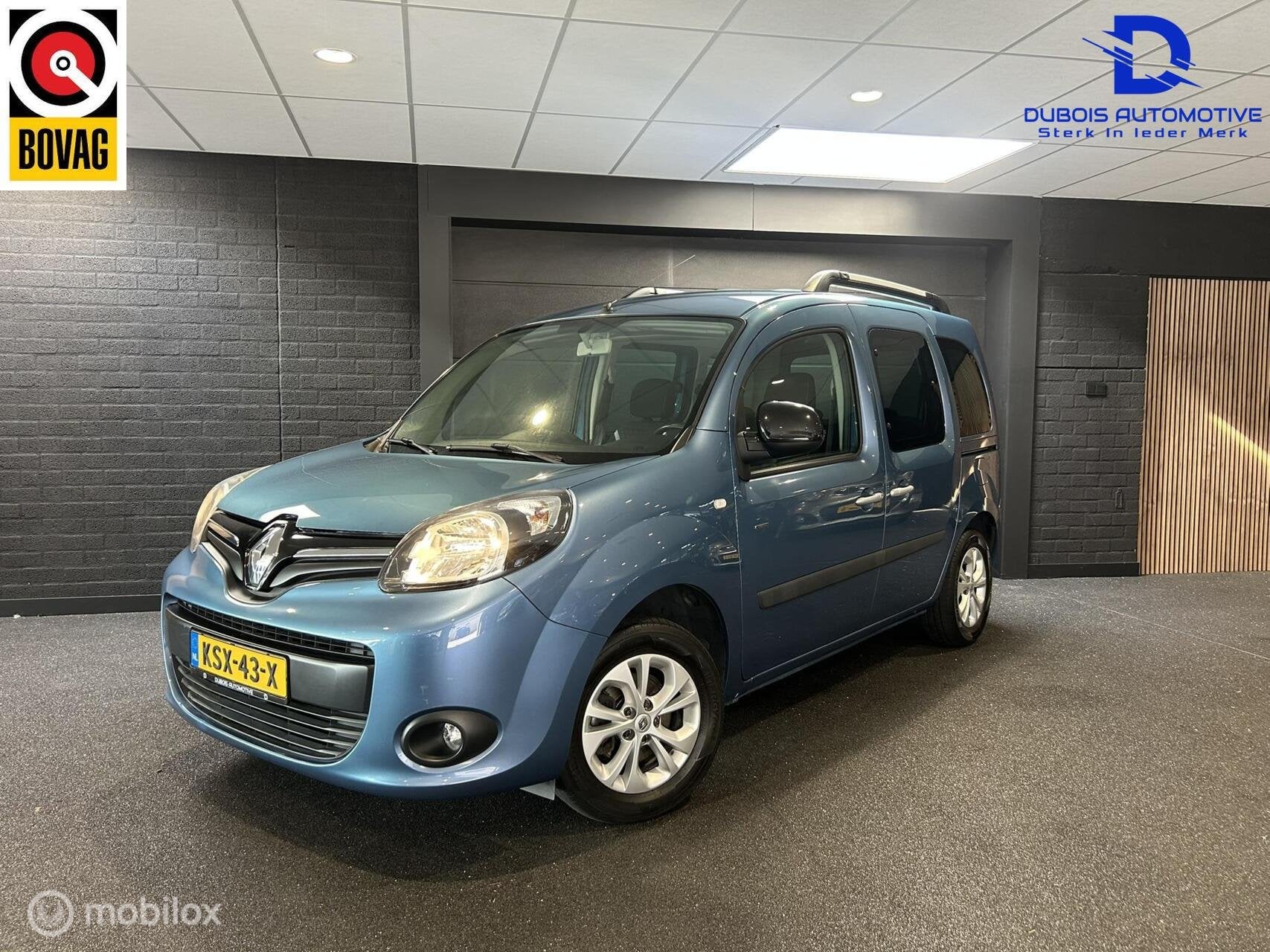 Renault Kangoo Family 1.2 TCe Limited|Airco|Goed onderhouden, Auto's, Voorwielaandrijving, Stof, Gebruikt, 4 cilinders