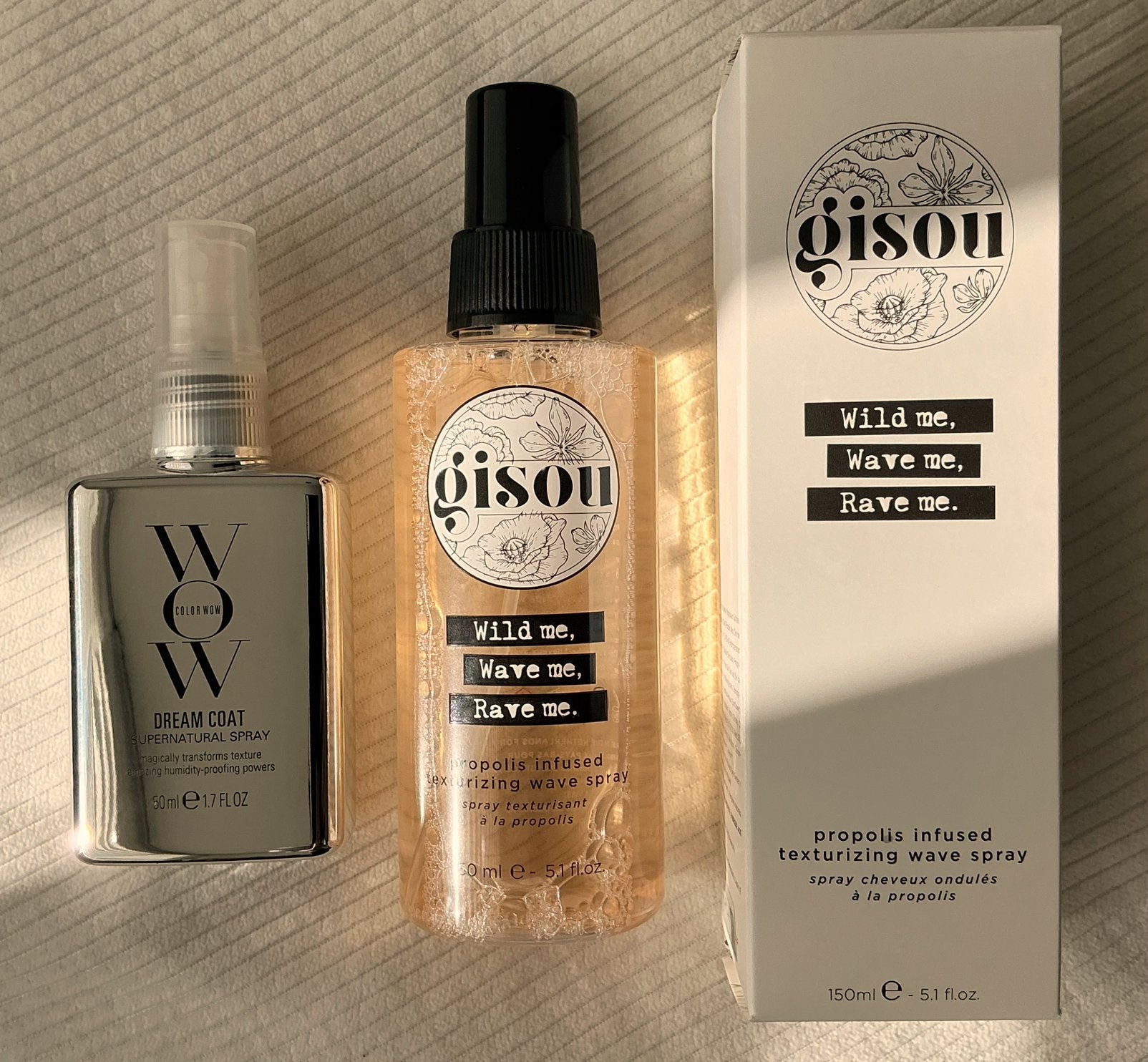 Color Wow Dream Coat & Gisou Wave Spray, Sieraden, Tassen en Uiterlijk, Uiterlijk | Haarverzorging, Verzenden, Nieuw
