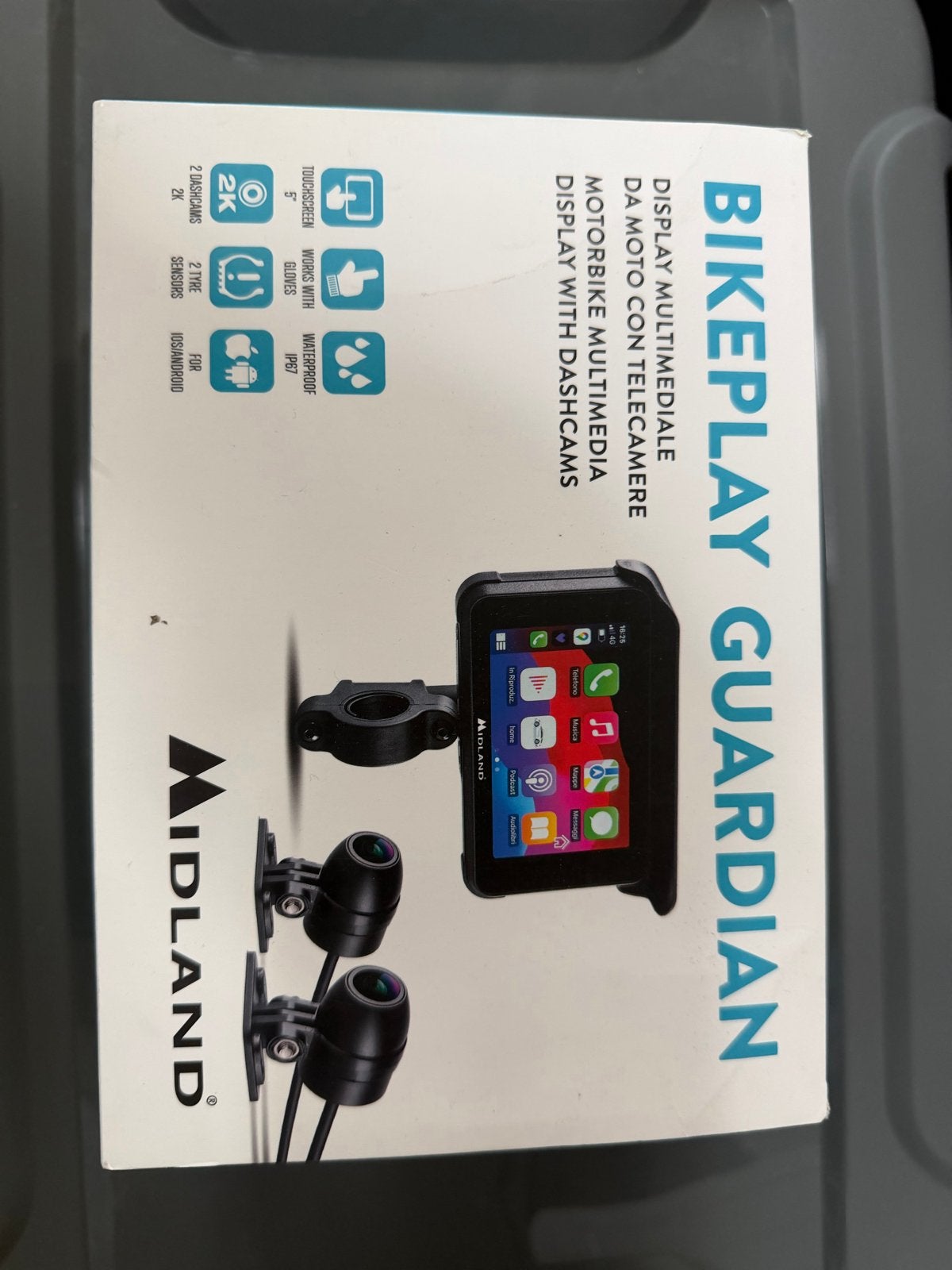 Midland BikePlay Guardian - Android Auto voor je motor, Ophalen of Verzenden, Zo goed als nieuw